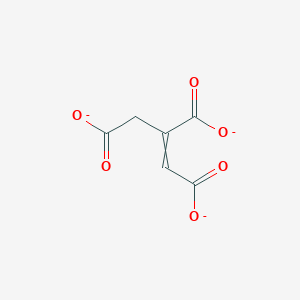 molecular formula C6H3O6-3 B1230216 顺丁烯二酸根(3-) 