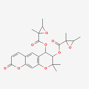 molecular formula C24H26O9 B1230217 Peuarenin 