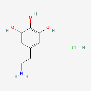 molecular formula C8H12ClNO3 B1230218 5-Hydroxydopamine hydrochloride CAS No. 5720-26-3
