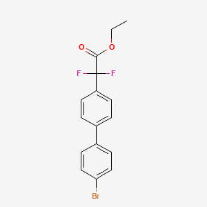 molecular formula C16H13BrF2O2 B12302202 Ethyl (4'-bromobiphenyl-4-yl)(difluoro)acetate 