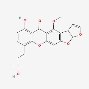 molecular formula C23H22O7 B12302246 Austocystinc 