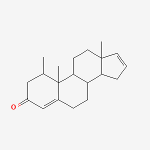 molecular formula C20H28O B12302271 1-Methylandrosta-4,16-dien-3-one 