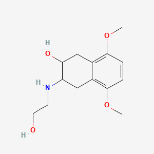 molecular formula C14H21NO4 B1230230 Tetraminol 