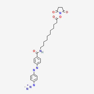 molecular formula C28H33N7O5 B1230231 Nabaus CAS No. 74726-33-3