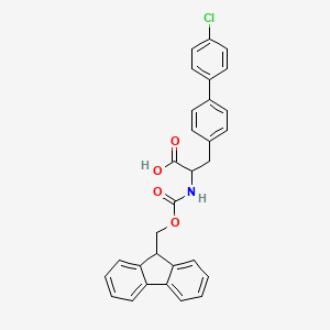 molecular formula C30H24ClNO4 B12302338 N-Fmoc-4-(4-Chlorophenyl)-L-phenylalanine 