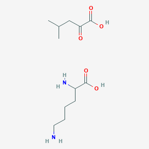 2,6-Diaminohexanoic acid;4-methyl-2-oxopentanoic acid