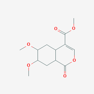 Methyl 6,7-dimethoxy-1-oxo-4a,5,6,7,8,8a-hexahydroisochromene-4-carboxylate