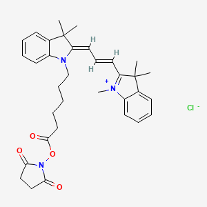 molecular formula C34H40ClN3O4 B12302409 Cy3 NHS ester 