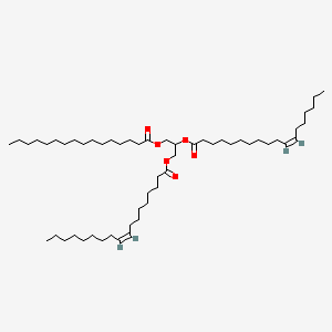 molecular formula C55H102O6 B12302419 1-Palmitoyl-2-11(Z)-Octadecenoyl-3-Oleoyl-rac-glycerol 