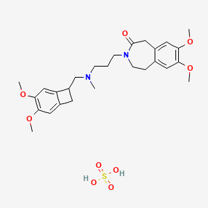 molecular formula C27H38N2O9S B12302450 IvabradineHClsalt 