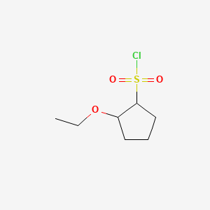 rac-(1R,2S)-2-ethoxycyclopentane-1-sulfonyl chloride