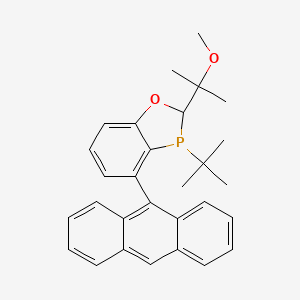 4-anthracen-9-yl-3-tert-butyl-2-(2-methoxypropan-2-yl)-2H-1,3-benzoxaphosphole