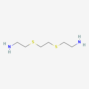 molecular formula C6H16N2S2 B1230252 1,2-Bis(2-aminoethylthio)ethane CAS No. 21057-05-6