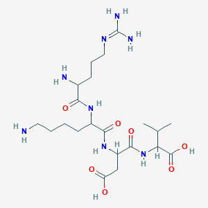 molecular formula C21H40N8O7 B12302531 Thymopoietin II (32-35) 