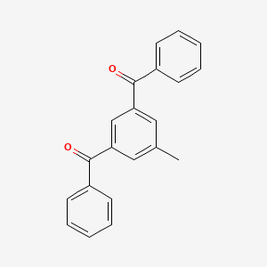 molecular formula C21H16O2 B12302541 1,3-Dibenzoyl-5-methylbenzene 