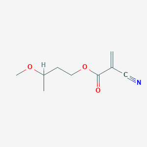 molecular formula C9H13NO3 B1230255 3-Methoxybutyl 2-cyanoprop-2-enoate 