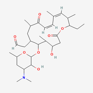 molecular formula C31H51NO8 B12302555 De-epoxy rosamicin 