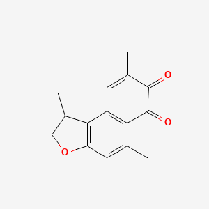 molecular formula C15H14O3 B1230257 曼松酮 D CAS No. 5090-86-8
