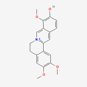 molecular formula C20H20NO4+ B1230258 脱氢角堇碱 CAS No. 6877-27-6