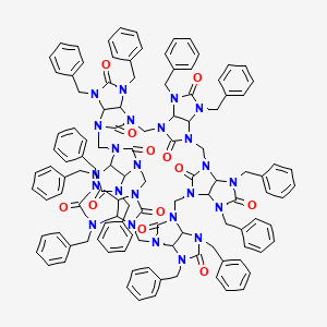 molecular formula C114H108N24O12 B12302629 Dodecabenzylbambus[6]uril, bn-bu[6] 