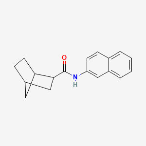 molecular formula C18H19NO B1230275 N-(2-萘基)-3-双环[2.2.1]庚烷甲酰胺 