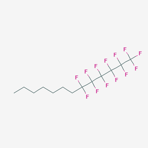 molecular formula F(CF2)6(CH2)7H<br>C13H15F13 B12302790 1,1,1,2,2,3,3,4,4,5,5,6,6-Tridecafluorotridecane CAS No. 1835249-87-0