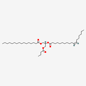 11Z-octadecenoic acid, 1-[(1-oxobutoxy)methyl]-2-[(1-oxohexadecyl)oxy]ethyl ester