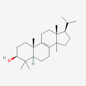 molecular formula C25H42O B1230284 4,4,14,20-Tetramethylpregn-8-en-3-ol 
