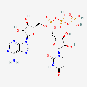 molecular formula C19H26N7O18P3 B1230285 Adenosine triphosphate uridine CAS No. 30632-06-5
