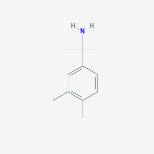 molecular formula C11H17N B12302855 2-(3,4-Dimethylphenyl)propan-2-amine 