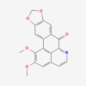 molecular formula C19H13NO5 B1230287 氧安替宁 CAS No. 15358-38-0