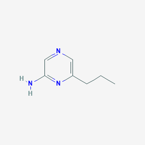 Pyrazinamine, 6-propyl-