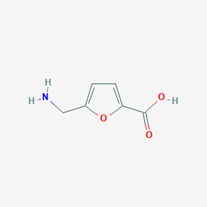 molecular formula C6H7NO3 B1230291 5-(Aminomethyl)furan-2-carboxylic acid CAS No. 934-65-6