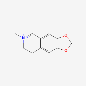 6-Methyl-7,8-dihydro-[1,3]dioxolo[4,5-g]isoquinolin-6-ium
