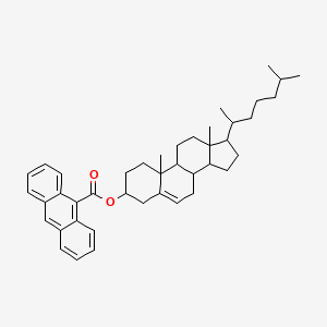 molecular formula C42H54O2 B12303043 Cholest-5-en-3-ol (3b)-, 9-anthracenecarboxylate 