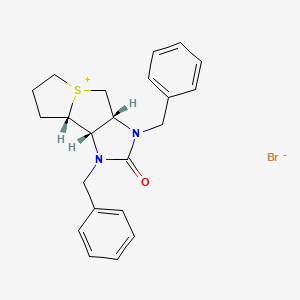 (1S,2S,6R)-3,5-dibenzyl-8-thionia-3,5-diazatricyclo[6.3.0.02,6]undecan-4-one;bromide