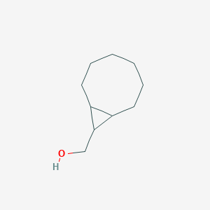 molecular formula C10H18O B12303092 Bicyclo[6.1.0]nonan-9-ylmethanol 