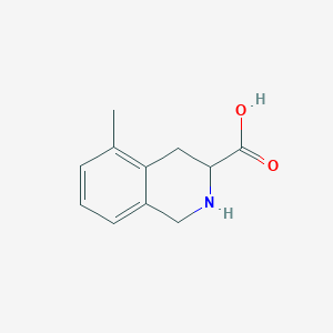 molecular formula C11H13NO2 B123031 5-甲基-1,2,3,4-四氢异喹啉-3-羧酸 CAS No. 151637-59-1