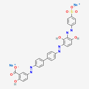 molecular formula C31H20N6Na2O8S B12303103 C.I. Direct Brown 6 CAS No. 2893-80-3