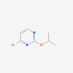 molecular formula C7H9BrN2O B12303111 4-Bromo-2-(iso-propoxy)pyrimidine 