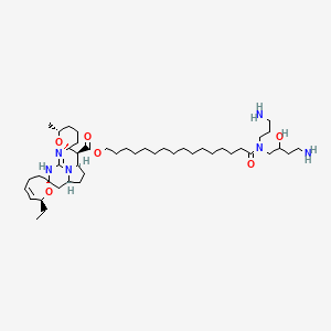 molecular formula C45H80N6O6 B1230313 crambescidin 800 