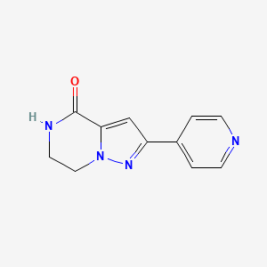 2-(pyridin-4-yl)-6,7-dihydropyrazolo[1,5-a]pyrazin-4(5H)-one