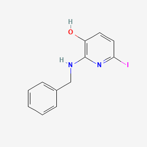 2-(Benzylamino)-6-iodopyridin-3-ol