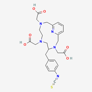 3,6,9,15-Tetraazabicyclo[9.3.1] pentadeca-1(15),11,13-triene-4-S-(4-isothiocyanatobenzyl)-3,6,9-triacetic acid