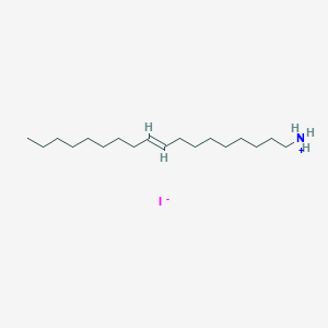 molecular formula C18H38IN B12303380 [(E)-octadec-9-enyl]azanium;iodide 