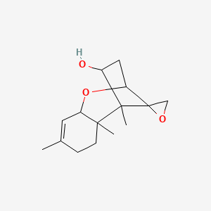 molecular formula C15H22O3 B12303414 12,13-Epoxytrichothec-9-en-4beta-ol 