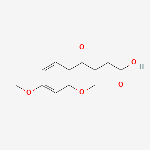 molecular formula C12H10O5 B1230345 Anhydrobrazilic acid CAS No. 29107-21-9