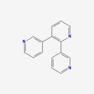 molecular formula C15H11N3 B12303474 2,3-Di(pyridin-3-yl)pyridine 