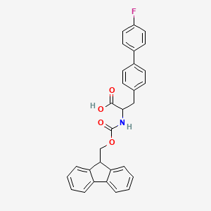 molecular formula C30H24FNO4 B12303495 Fmoc-4-(4-fluorophenyl)-D-phenylalanine 