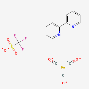 carbon monoxide;2-pyridin-2-ylpyridine;rhenium;trifluoromethanesulfonate